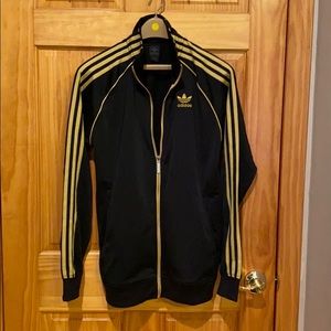 Adidas zip track top